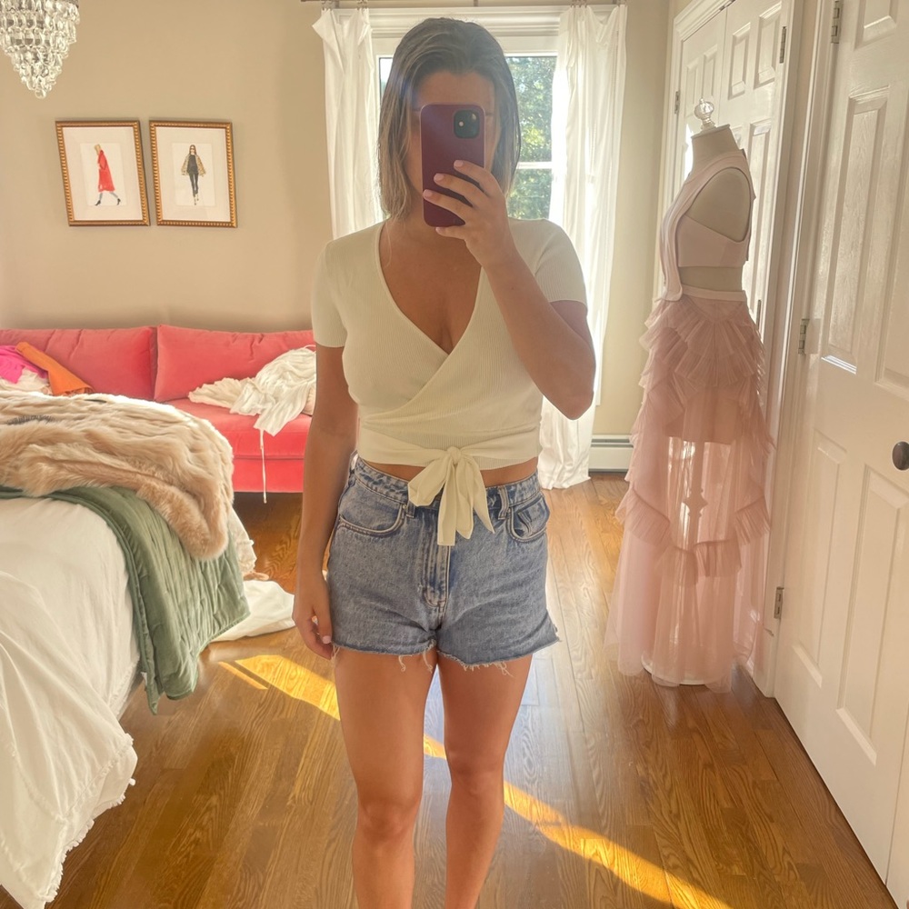 Wilfred aritzia wrap top